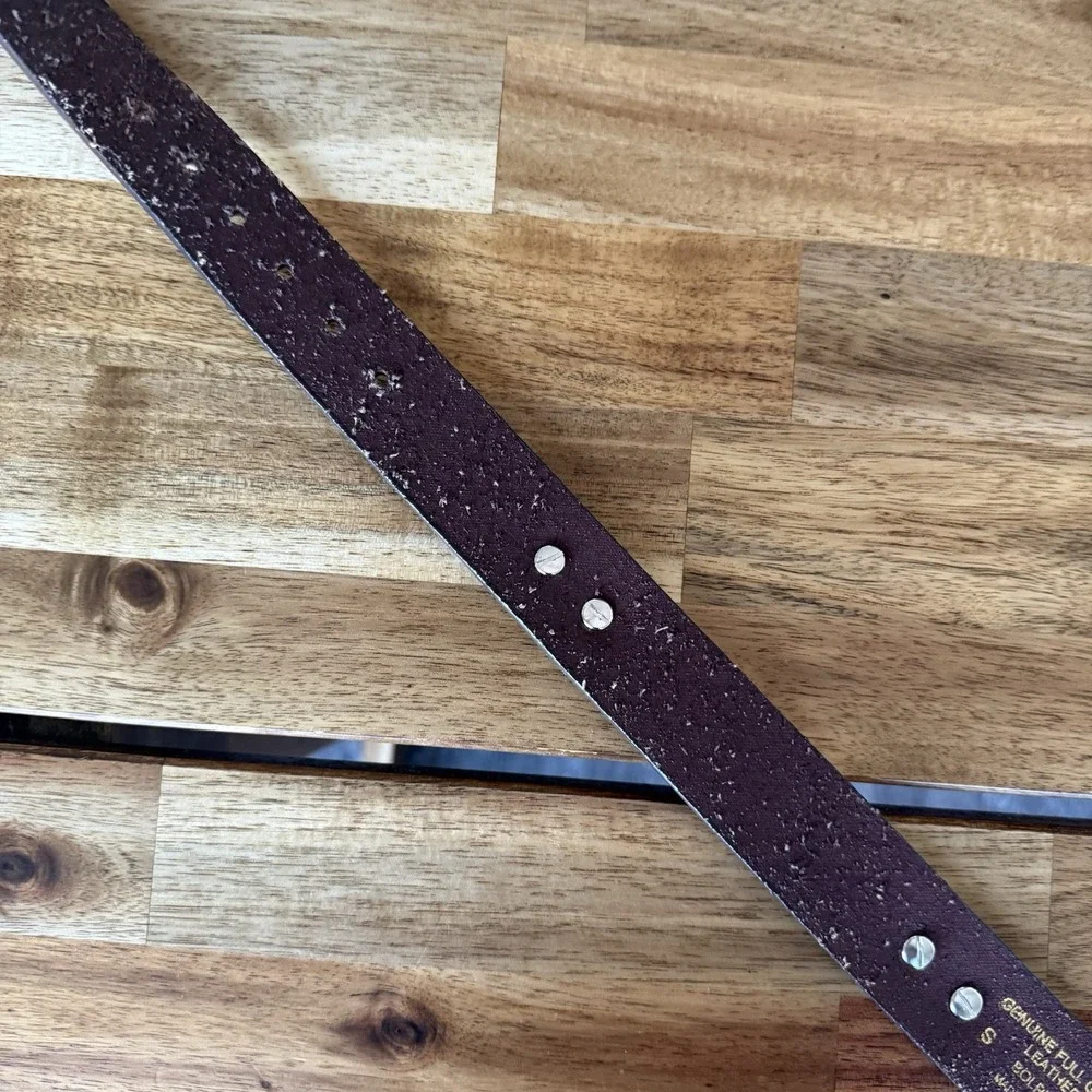 Zep-Pro Kid's Genuine Full Grain Leather Concho Belt Small Deer Southern Classic